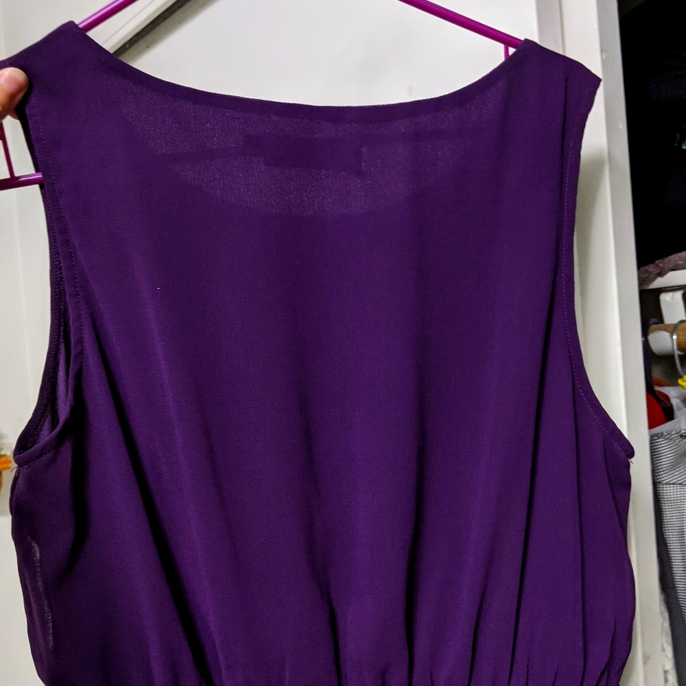 Purple dress